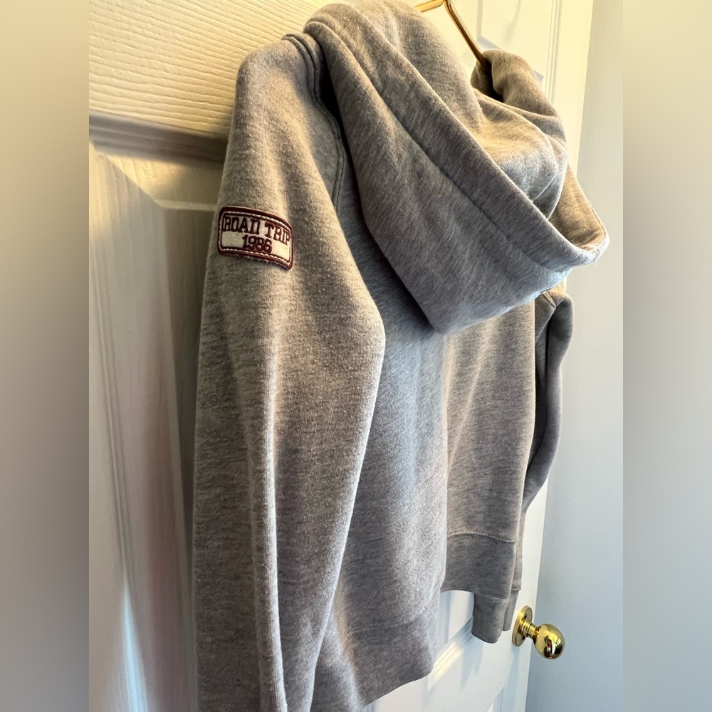 PINK Victoria's Secret Gray, Pink & Red Hoodie - Picture 6 of 8